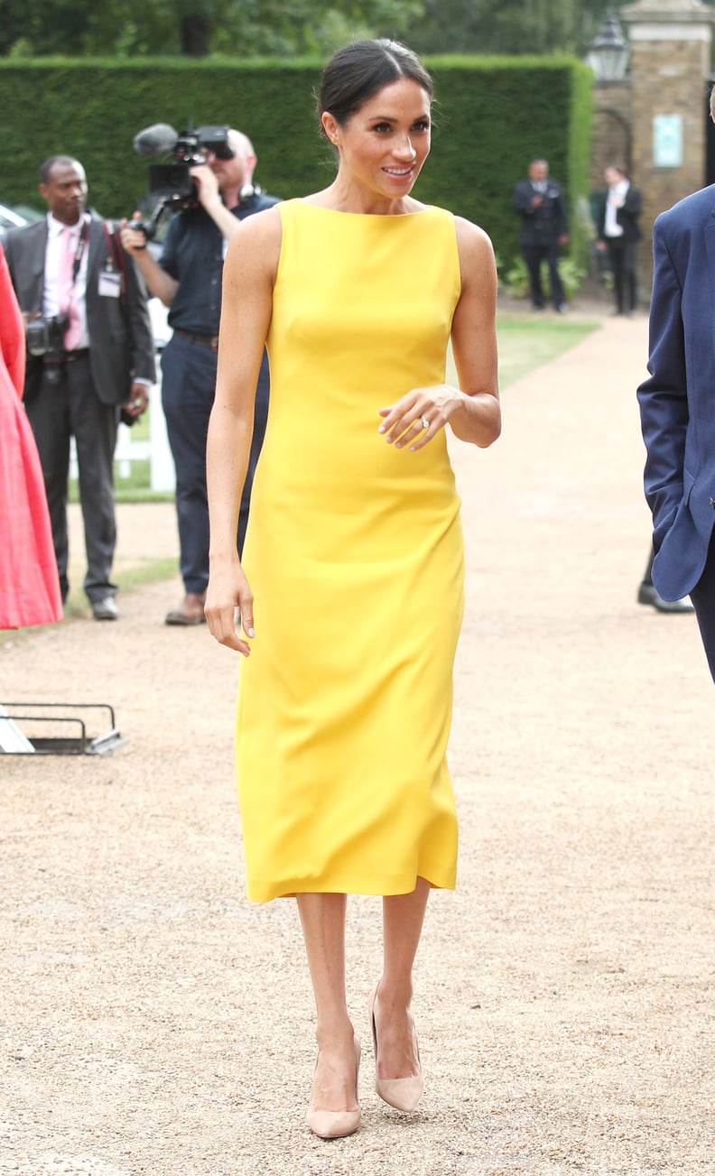 Meghan Markle Attends "Your Commonwealth" Youth Challenge Reception in July 2018