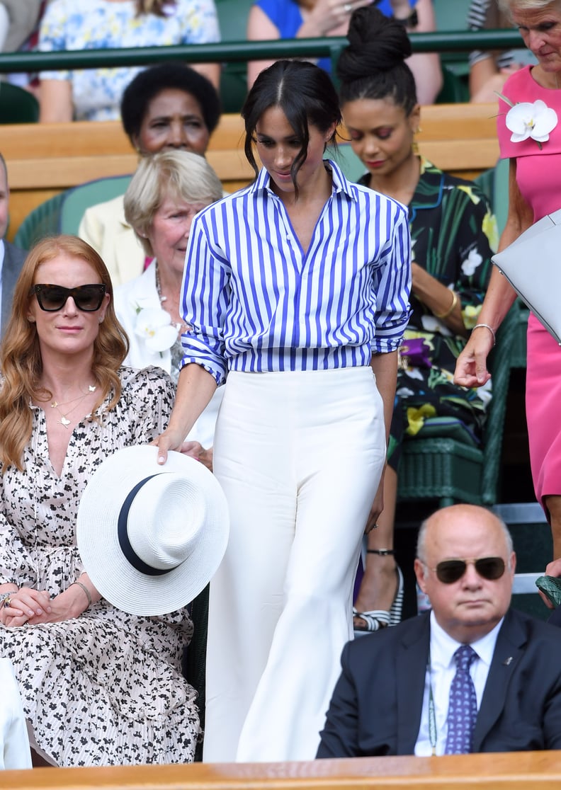 Meghan Markle Attends Wimbledon in July 2018